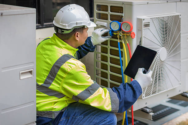 Professional Hvac Maintenance technician working in Perry Hall, MD